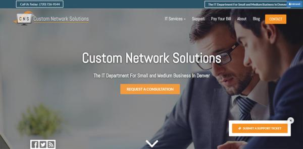 
New Website Launch: Custom Network Solutions