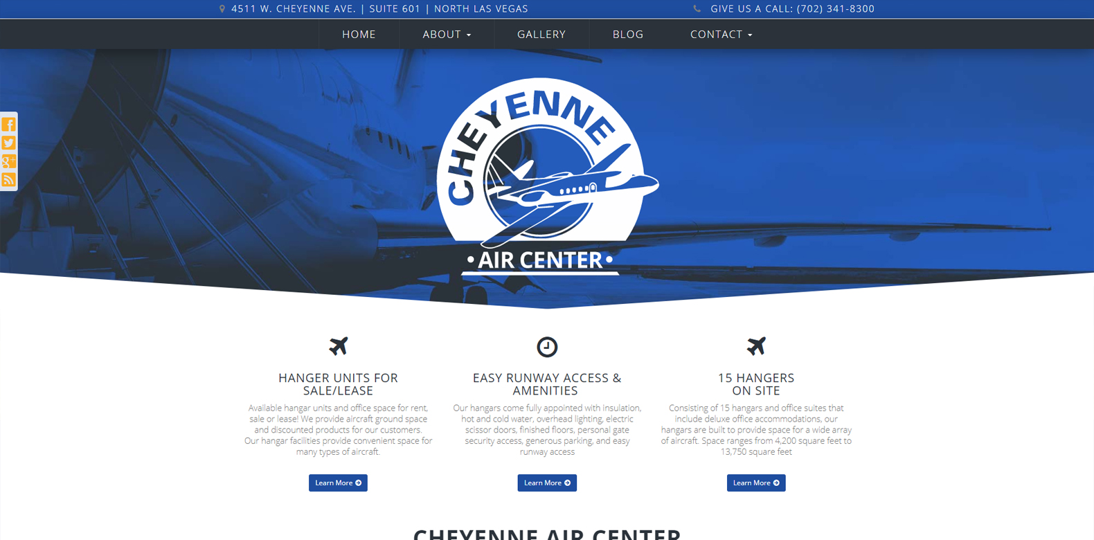
New Website Launch: Cheyenne Air Center