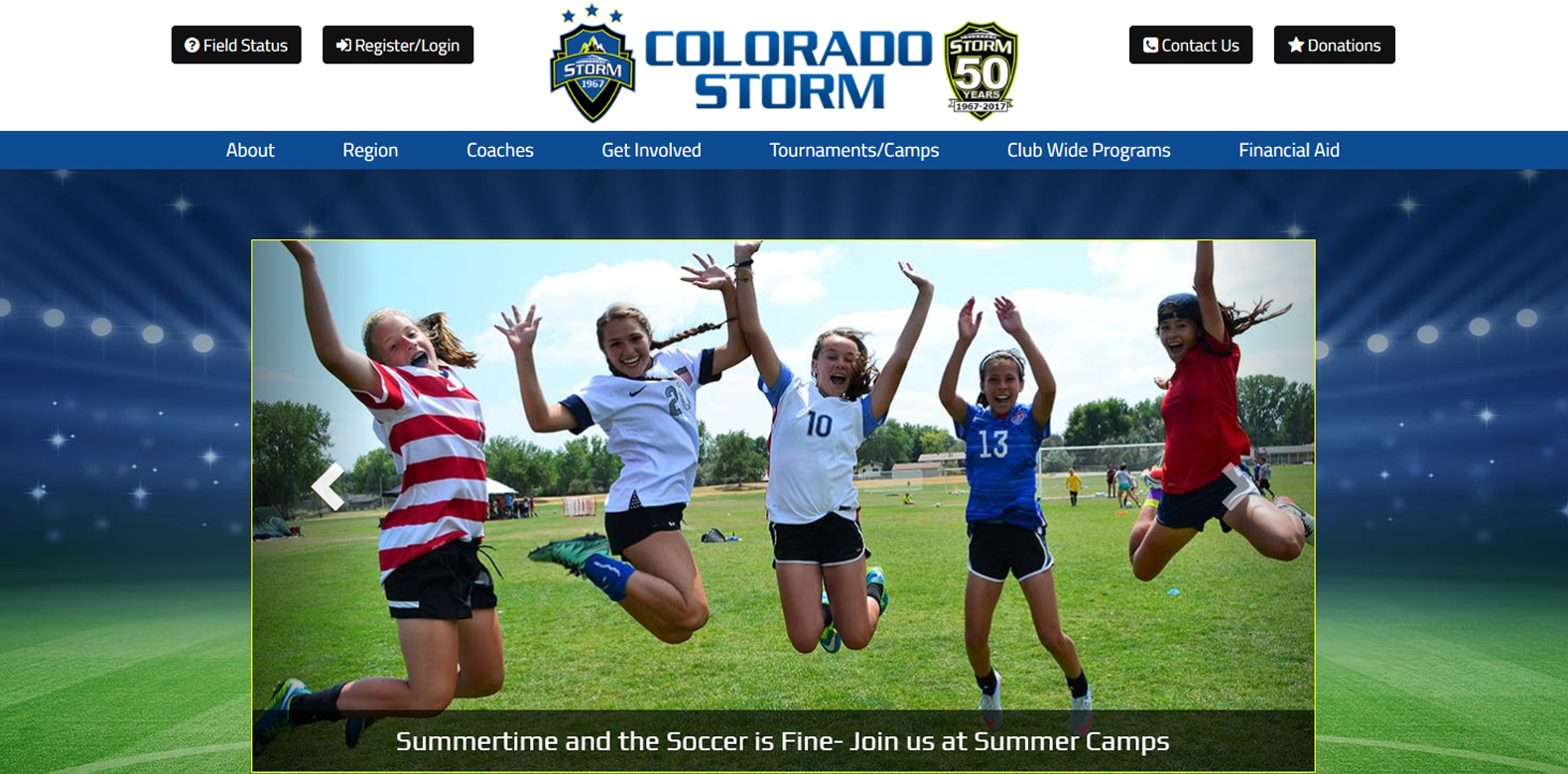 
New Website Launch: Colorado Storm