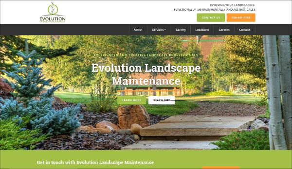 
New Website Launch: Evolution Landscape Maintenance