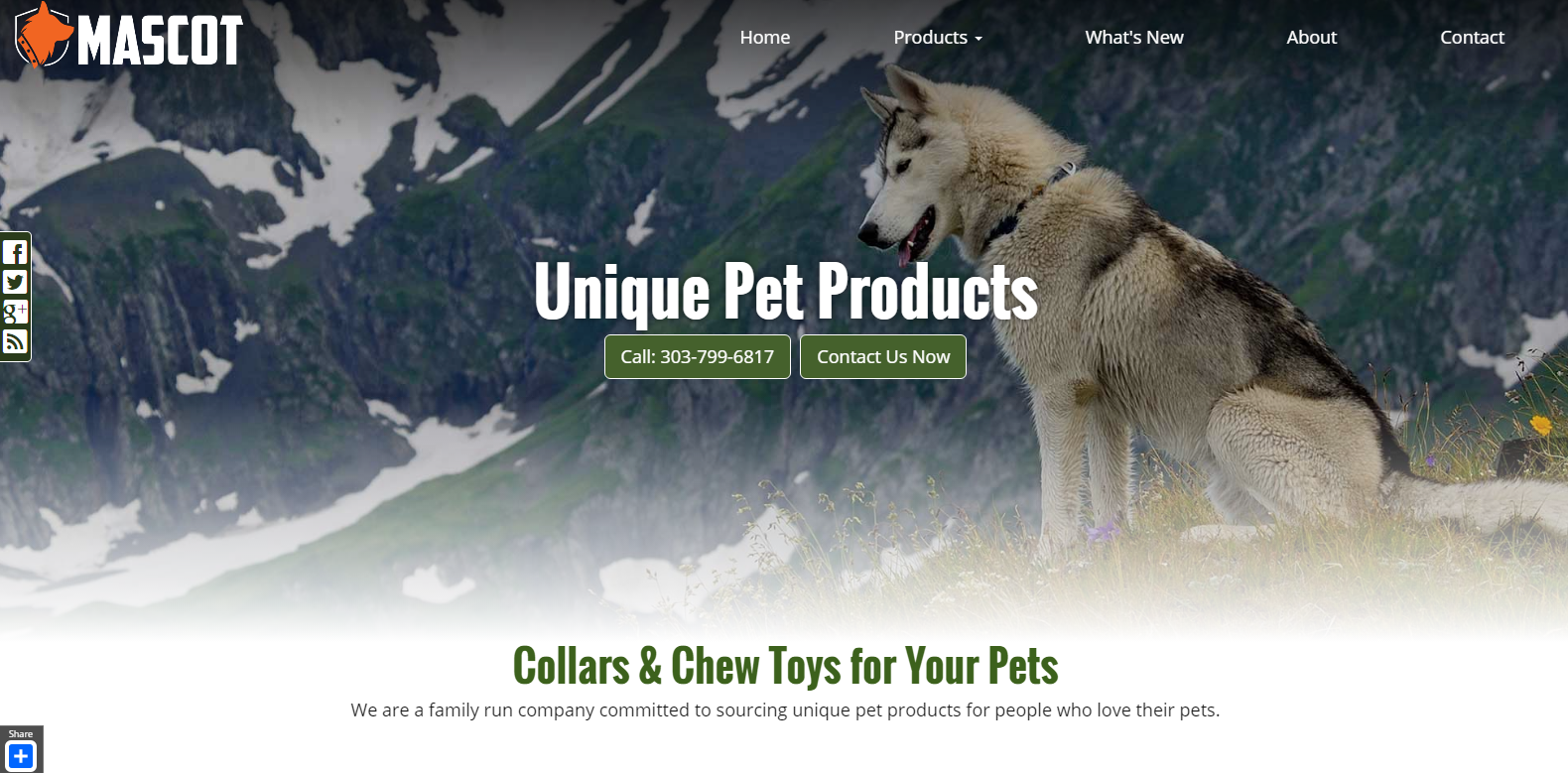 
New Website Launched: Mascot Pet Products