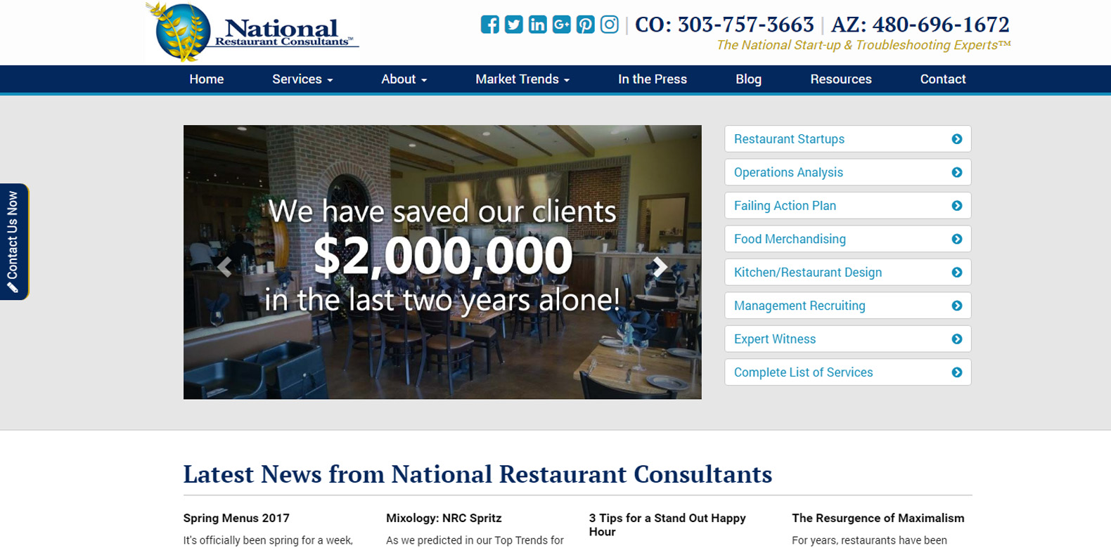 
New Upgrade Launched: National Restaurant Consultants