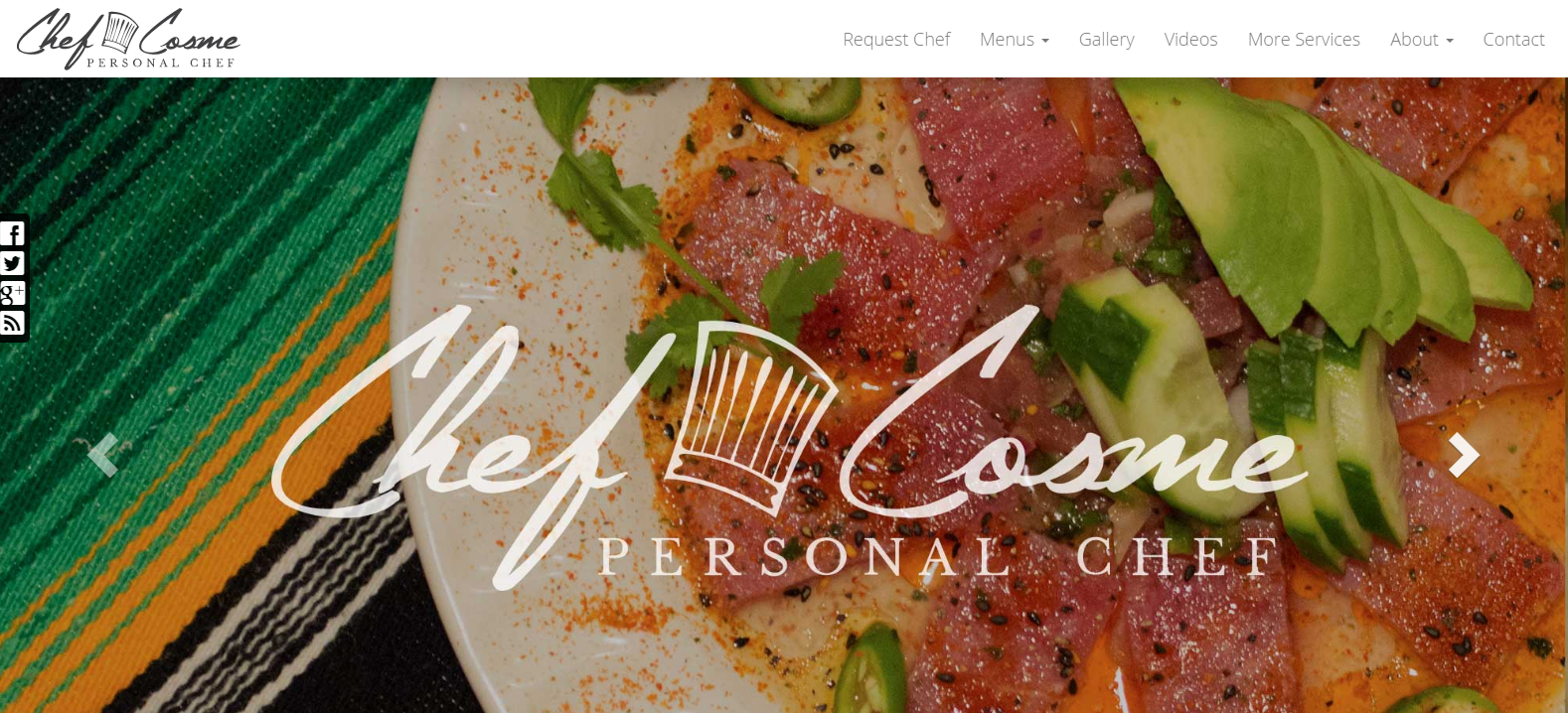 
New Website Launched: Chef Cosme