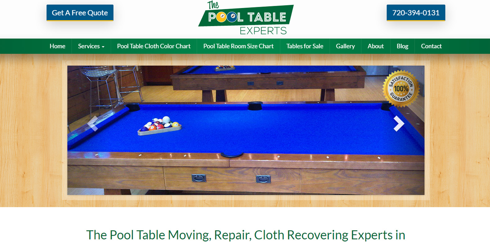 
New Upgrade Launched: The Pool Table Experts