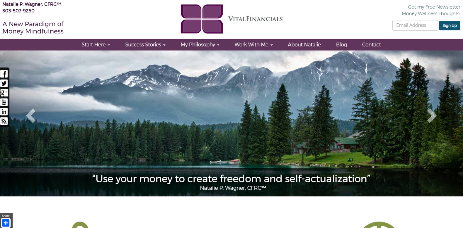 
New Website Launch: Vital Financials