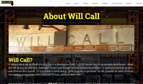 Will Call Bar & Restaurant in Denver