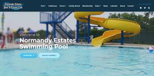 Pool and Tennis Club website design denver
