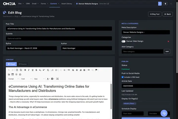 Blog Editor